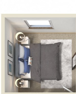 The Goose Aloha, Oregon 1 Bedroom 1 Bath 3D Floor Plan The Goose Aloha, Oregon 1 Bedroom 1 Bath 3D Floor Plan